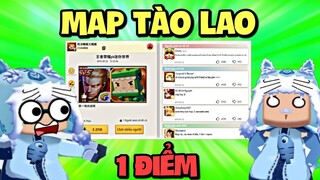 Meowpeo phát bực vì Map này trong Mini World nên đã để lại 1 Like