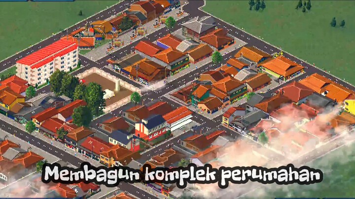 konstruksi pembagunan perumahan padat kota