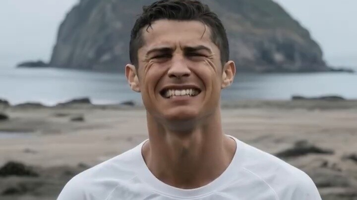 Ronaldo and Messi survive on a deserted island