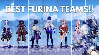 7 STRONGEST TEAMS FOR C0 FURINA !! Genshin Impact