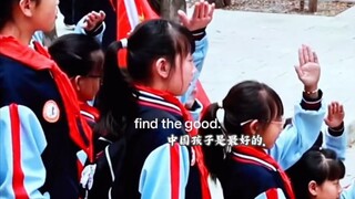 Chinese children are the best—they're polite and respectful toward elders.