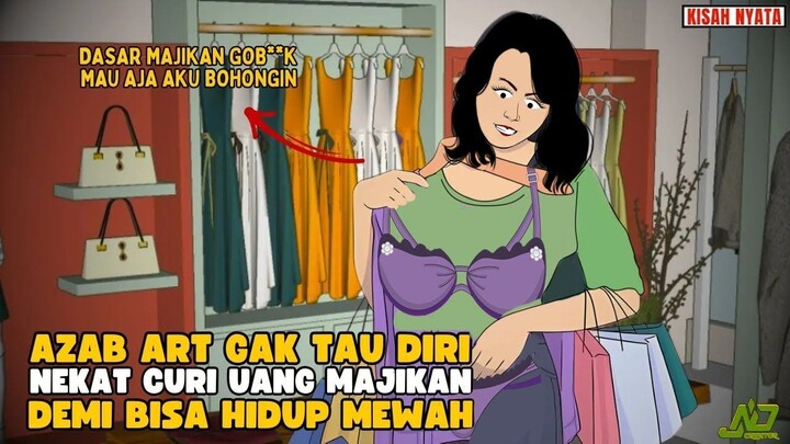 AZAB ART GAK TAU DIRI NEKAT CURI UANG MAJIKAN DEMI BISA HIDUP MEWAH  SINETRO