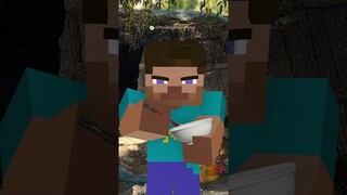 Bữa Ăn Bất Ổn Nhất Minecraft Của Anh Đen Xì Xì 🤣 #shorts