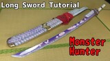 【Monster Hunter】Full scale Long Sword Tutorial - Mizutsune's sword【Kakaru Kumo Naki】