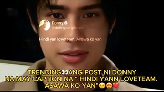 TRENDING😍DONNY INAMIN NA MAG-ASAWA NA DAW SILA NI BELLE MARIANO☺️😱❤️