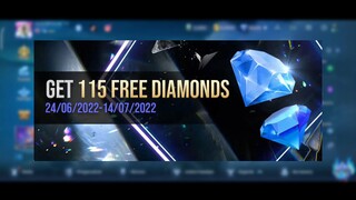 HOW TO CLAIM FREE 115 DIAMONDS FROM NEW WEBSITE LINK EVENT IN MOBILE LEGENDS