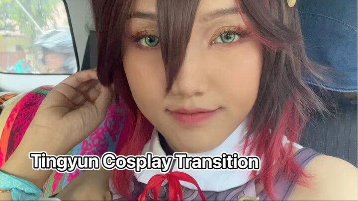 Tingyun Cosplay Transition