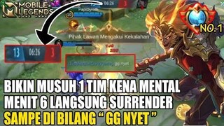 Cara bikin lawan semua kena mental menit 6 musuh langsung surrender