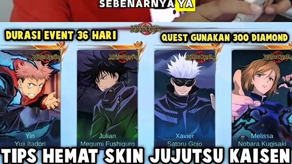 Update terbaru tips hemat jujutsu kaisen