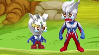 Ultraman kecil menyelamatkan ayah!
