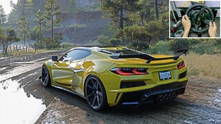 1000HP Chevrolet Corvette Z06 - Forza Horizon 5 | Thrustmaster T300RS gameplay