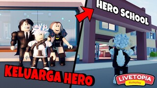 MASUK SEKOLAH SUPER HERO!!! - brookhaven rp roblox indonesia