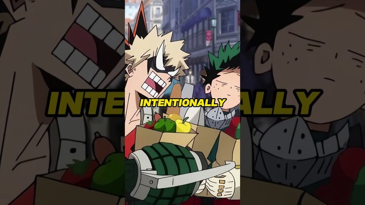 Story behind Bakugo's character My Hero Academia