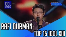 RAFI DURMAN - AKU BUKAN UNTUKKU | TOP 15 INDONESIAN IDOL XIII |