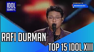 RAFI DURMAN - AKU BUKAN UNTUKKU | TOP 15 INDONESIAN IDOL XIII |
