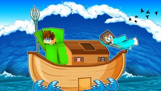 MEGA TSUNAMI VS OLIP`S ARK! | Minecraft