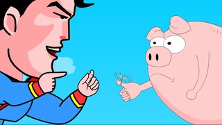 47 Teacher Li's animation "The Legend of the Pea" Step on the back to make money