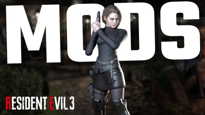 Jill Black Suit Mod Showcase - Resident Evil 3 Remake PC Gameplay