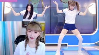 周姐早期体操服宅舞！二次元浓度过高，白S+腿你爱了吗