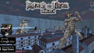 Attack On Titan 3D (Ep.1) Android Anime Games ( Attack On Conquer ) gameplay | Walkthrough (DEMO)