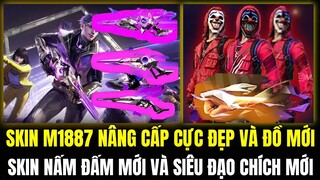 OB35 SKIN NẤM ĐẤM MỚI VÀ SKIN M1887 NÂNG CẤP CỰC NGẦU, ĐỒ SINH NHẬT 5 TUỔI VÀ ĐẠO CHÍCH | FREE FIRE