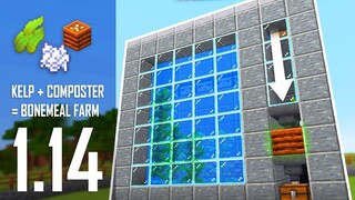 Auto Kelp Bonemeal Farm - Minecraft Indonesia 1.14