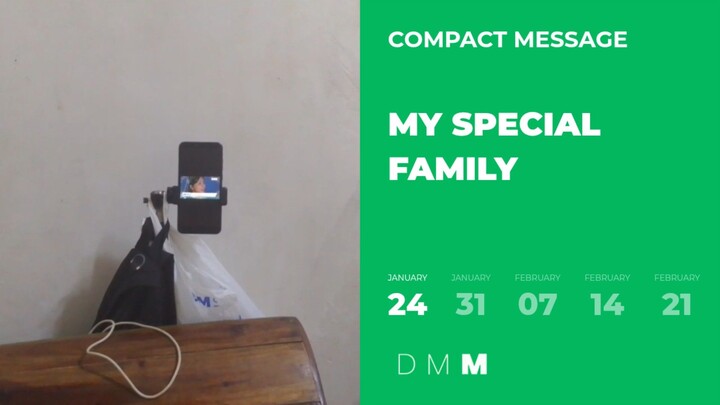 DMM: My Special Family - January 24, 2026 - Compact Message - Airez Special