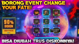 BORONG EVENT CHANGE YOUR FATE TERBARU | GARENA FREE FIRE INDONESIA