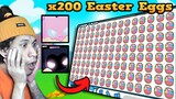 I Opened x200 Easter Egg Gifts For HUGE Easter Dominus And Marshmellow Agony In Pet Simulator X