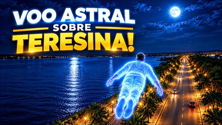Viagem astral: meu voo noturno sobre a Avenida Maranhão em Teresina