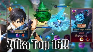 RoV : แนวทางยืนเลนคู่ Zuka Top 16 การออกของแก้ และการแก้เกมตาม!! ฉบับอดีต Kirito Top 1!!