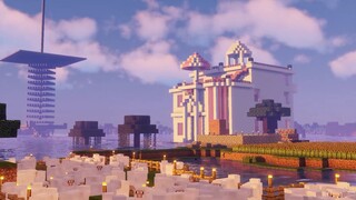 Di akhir Minecraft Mortal Cultivation, biarkan sepupu Anda membangun rumah yang layak.