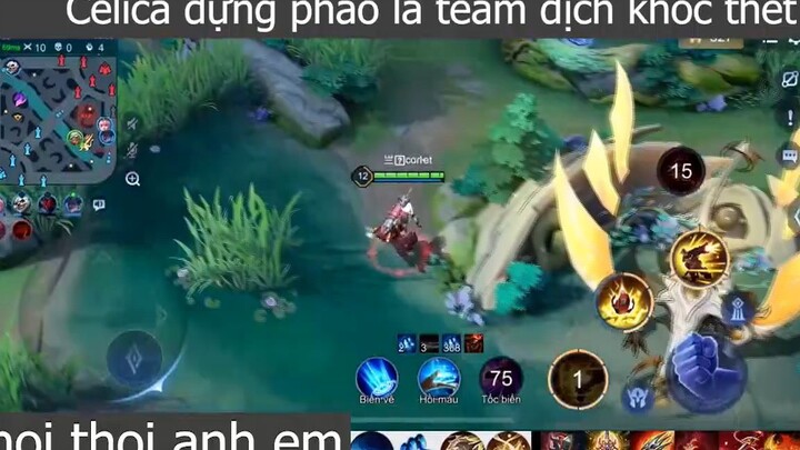Celica dựng pháo là team địch khóc thét p3 #choithoianhem