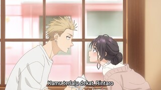Kaoru Hana wa Rin to Saku Episode 4 Alur Cerita - Waguri Malu Rintaro Menatapnya