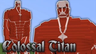 Titan Đại hình 60m Nổ tung Thành phố trong Minecraft Attack on Titan