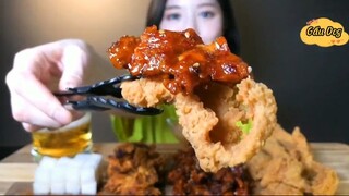 Chân gà rút xương, đùi gà cánh gà chiên cùng biaaa 3 #amthuc