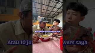 1 JUTA buat sendiri atau 10 JUTA buat followers?!