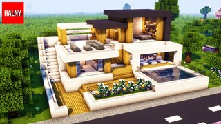 Minecraft modern house 1.20.1 tutorial