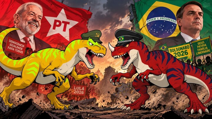 Captain Ceratosaurus vs Communist Allosaurus (PT-BR)