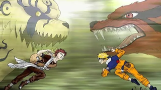 Naruto vs Gaara Full Fight - คำบรรยายภาษาอังกฤษ - หลังการสอบจูนิน