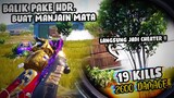 BALIK PAKE GRAFIK HDR MALAH JADI KEK CHEATER !!! 19 KILLS - PUBG Mobile