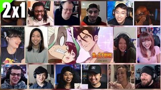 Dr. Stone Season 2 Episode 1 Reaction Mashup | ドクターストーン