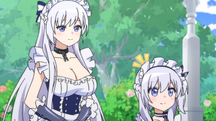 💞A senior maid is training a junior maid 💞