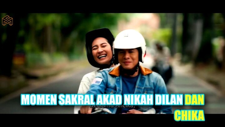 Momen Sakral Akad Nikah Dilan dan Chika