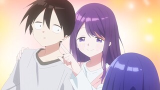 “The young couple flirted in front of each other 💗 The younger sister was jealous and anxious!!