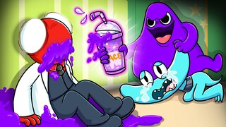 Happy Birthday GRIMACE Vs. Rainbow Friends?! Roblox Rainbow Friends 2 Animation