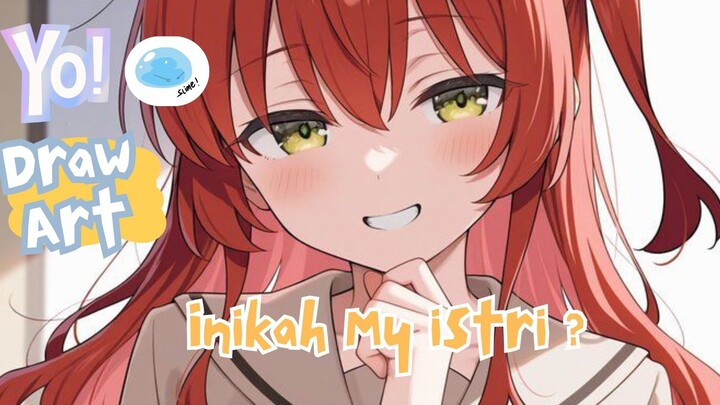 Ada ada saja tingkah my istri satu ini ☺️ (Ikuyo Kita).