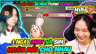 Ruby TROLL Đổi Tên Pet Của SIMMY Và Thử Thách 1 Ngày Ruby Hoá Thân Thành SIMMY