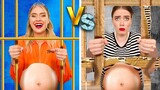 Rich Pregnant vs Broke Pregnant in Jail / 7 Funny Situations by GOTCHA!