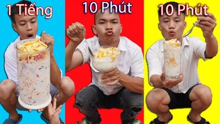 Hưng Troll | Thử Thách Sữa Chua Mít 1 Phút Vs 10 Phút Vs 1 Tiếng - Sữa Chua Mít Nào Ngon Hơn